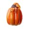 Glitzhome® 5.5" Multi Striped Glass Pumpkin